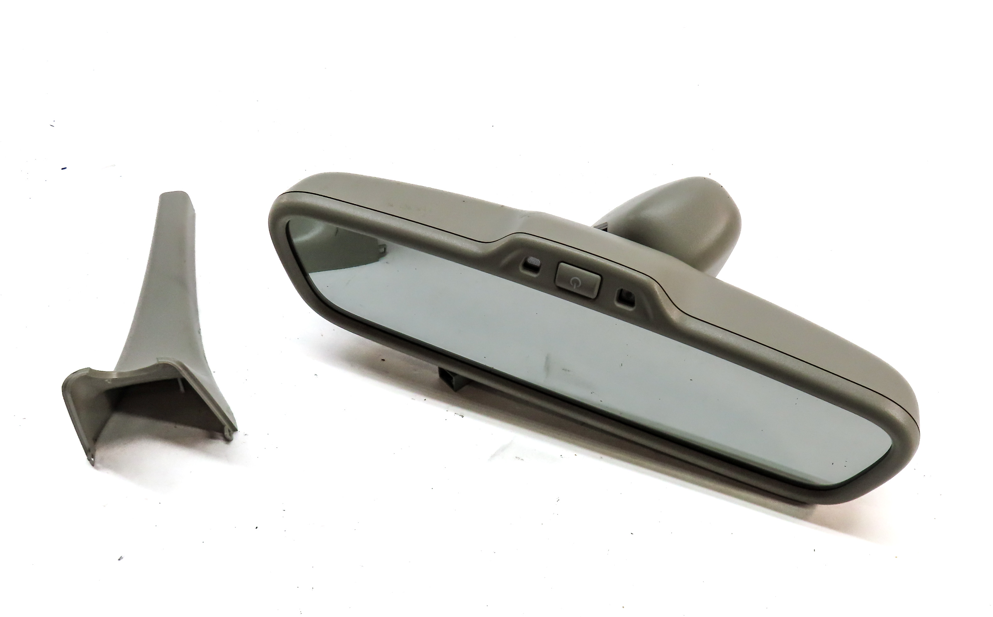 2010-2015 AUDI Q7 (4L) INTERIOR AUTODIM REAR VIEW MIRROR w/ COMPASS (Gray) — exact item pictured